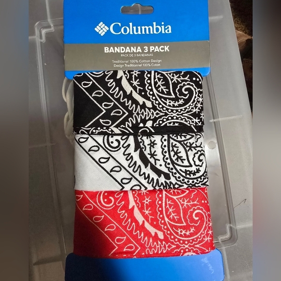 Columbia Other - NEW Columbia Bandana 3 pack
